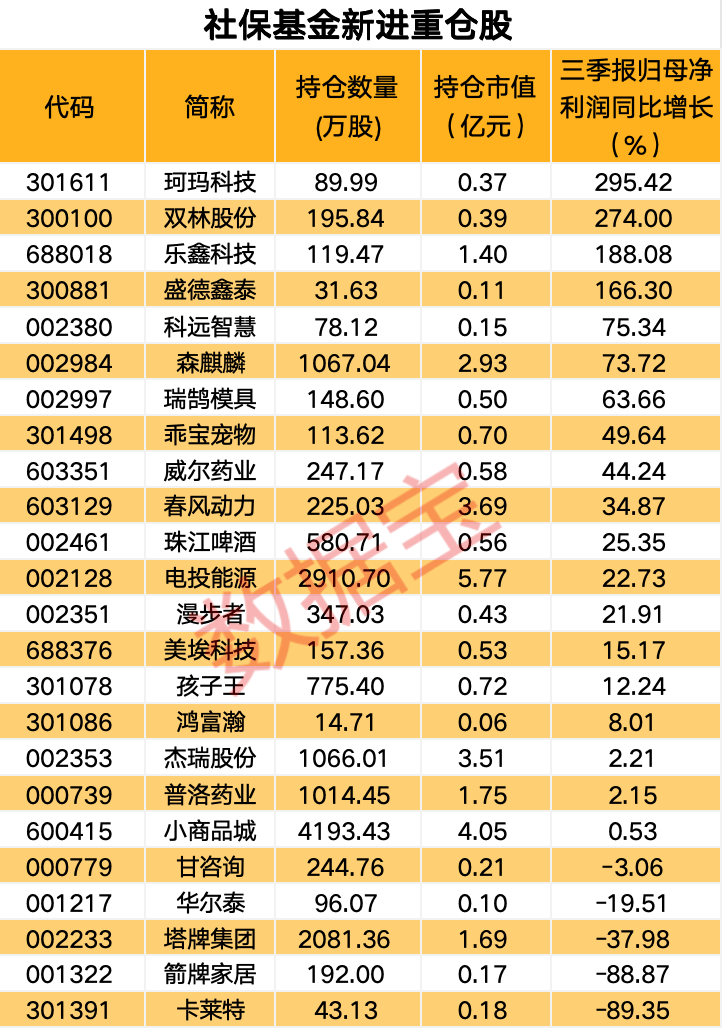 仅6股，“耐心资本”连续13个季度持仓且机构首次关注！3股2024年净利润创近10年新高
