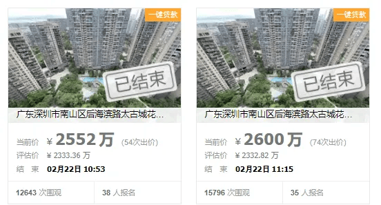 深圳,“1元起拍”法拍房再现!