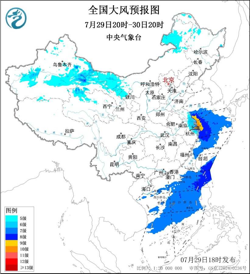 甘肃兰州中心气象台继续发布强对流黄色预警