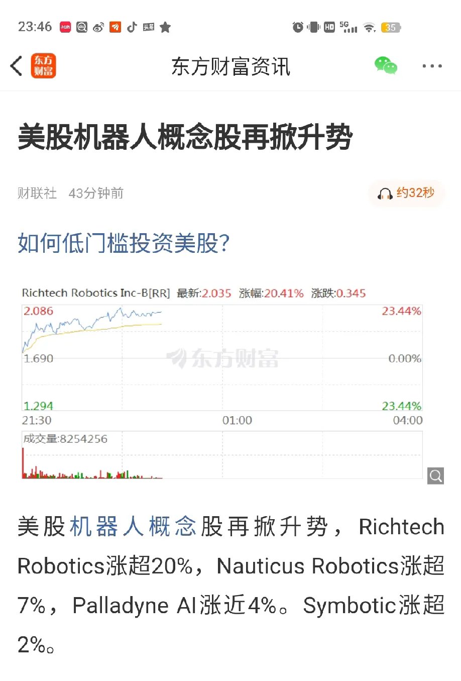 收评:三大指数集体收涨 人形机器人概念爆发