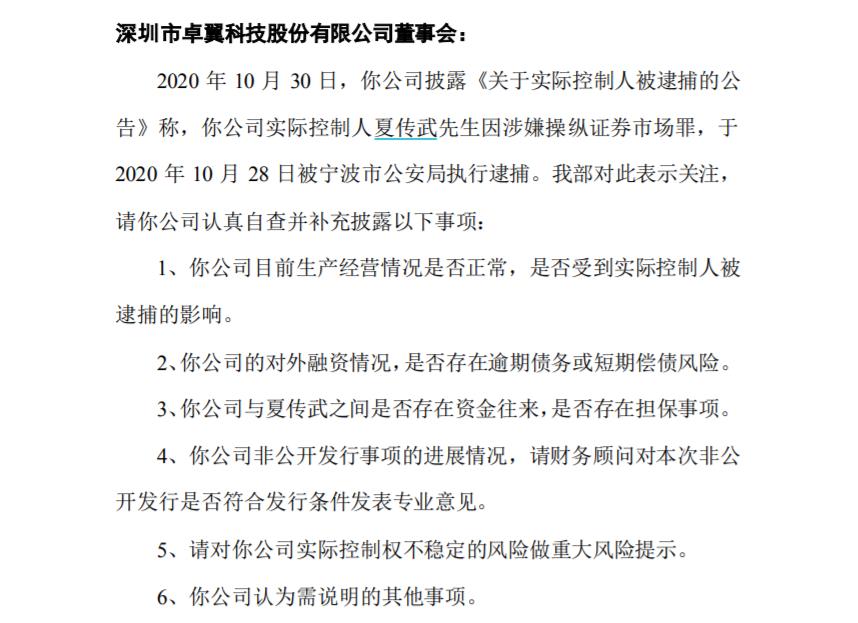 卓翼科技：公司控股股东、实际控制人变更为无控股股东、无实际控制人