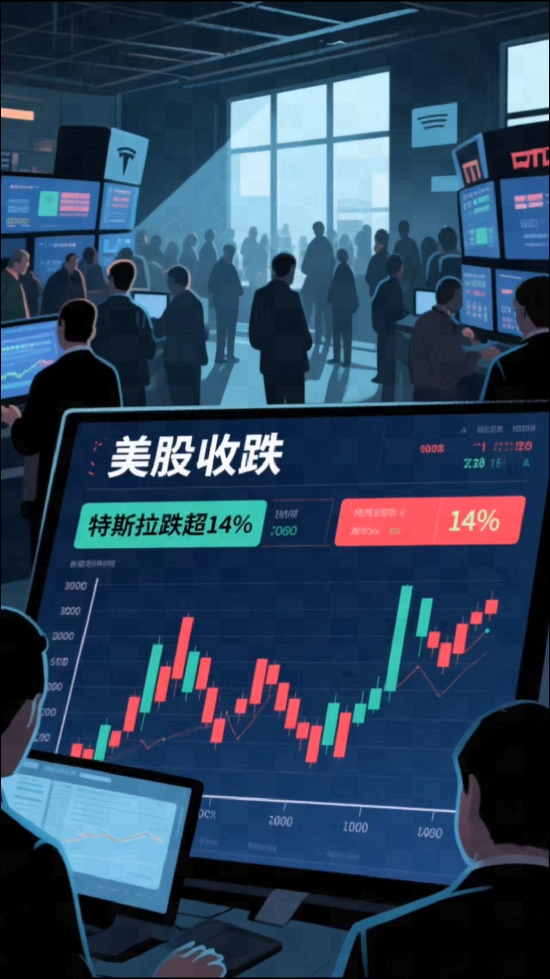 特斯拉大跌!营收新高、利润下滑