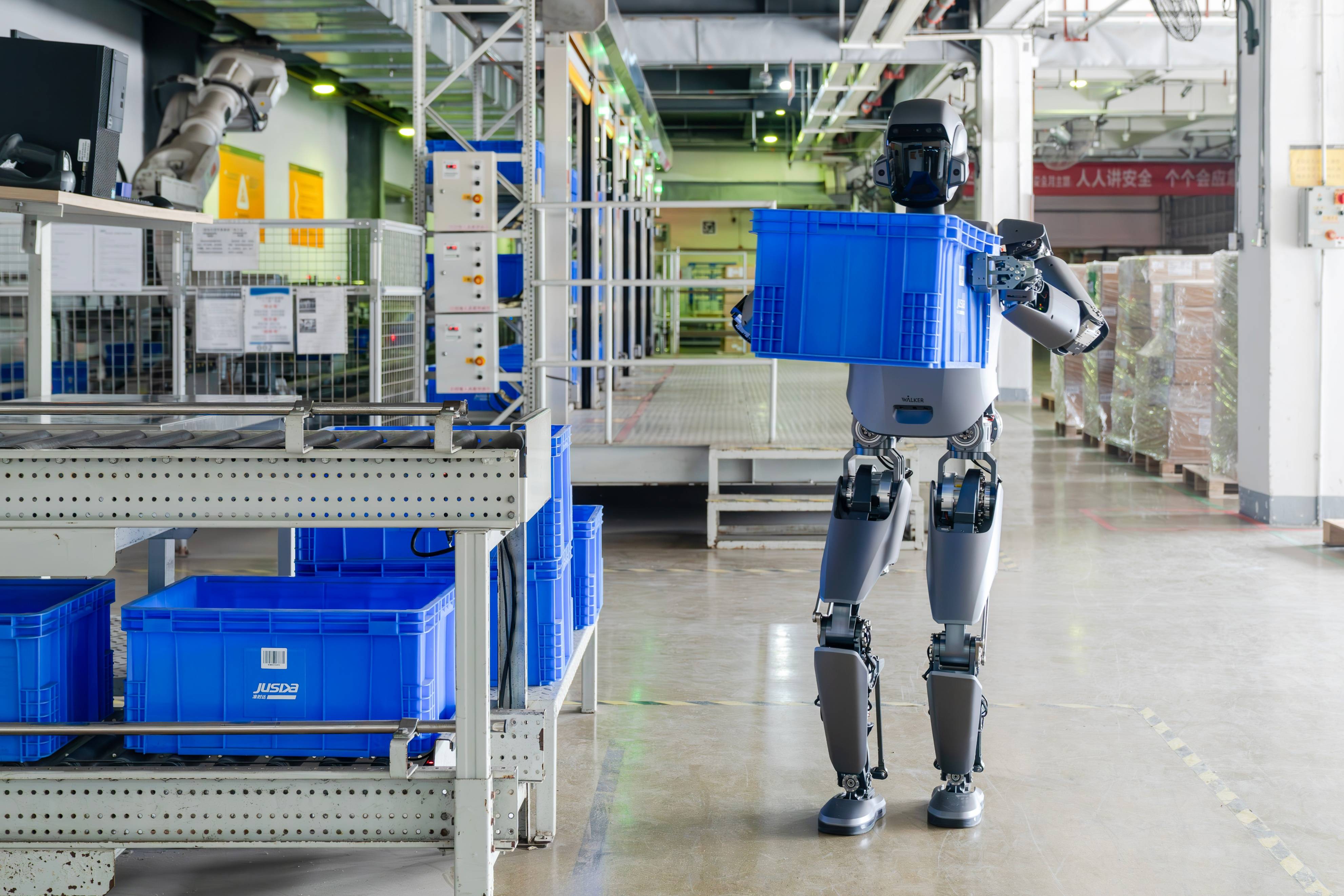 柳州优必选第1000台工业人形机器人下线