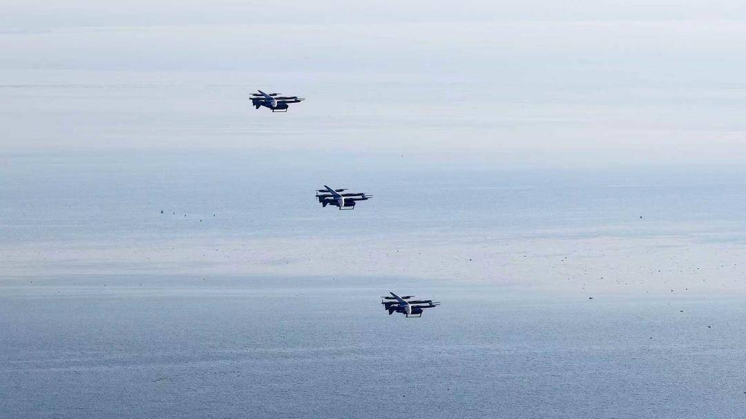 峰飞航空凯瑞鸥飞越琼州海峡 完成吨级eVTOL首次跨海峡飞行