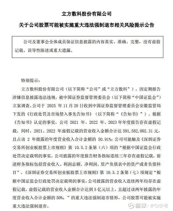 重大违法强制退市!920680,摘牌!