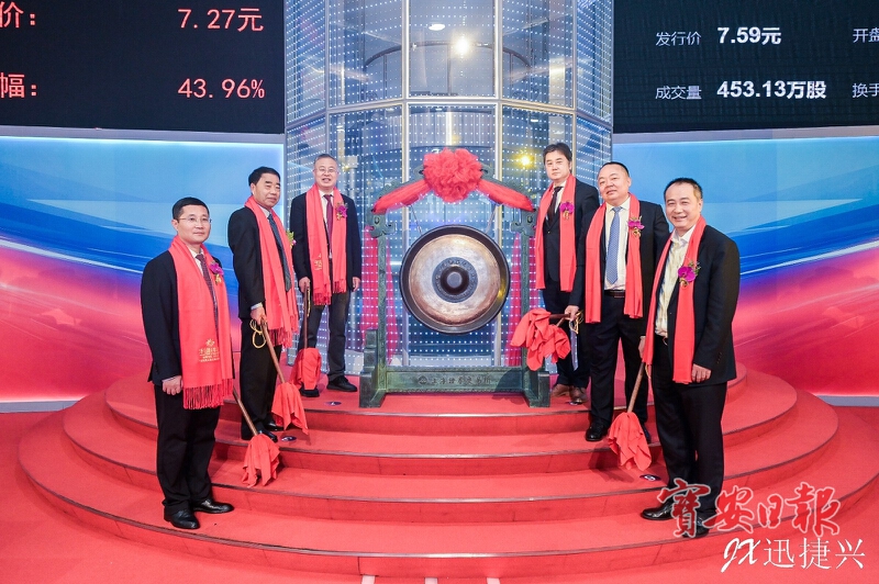 迅捷兴涨停 18只科创板股涨超10%